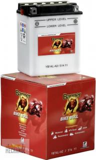 Motobaterie Banner 51411 / YB14L-A2 12V 14Ah