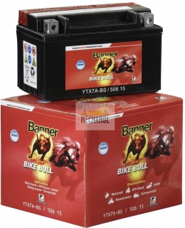 Motobaterie Banner 50615 / YTX7A-BS 12V 6Ah