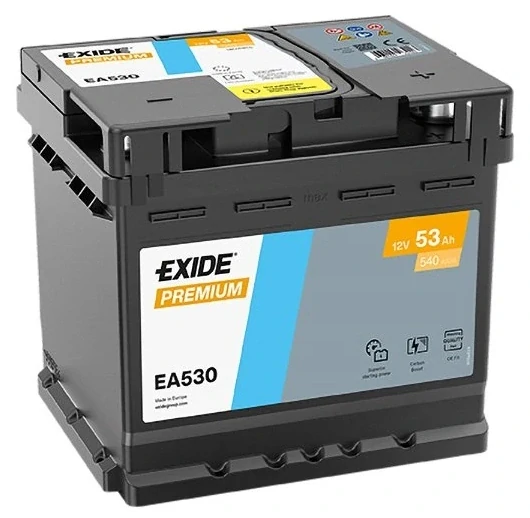 EXIDE Premium 12V 53Ah 540A EA530