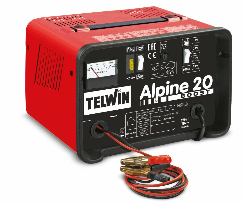Nabíječka autobaterií TELWIN ALPINE 20 Boost 12/24V