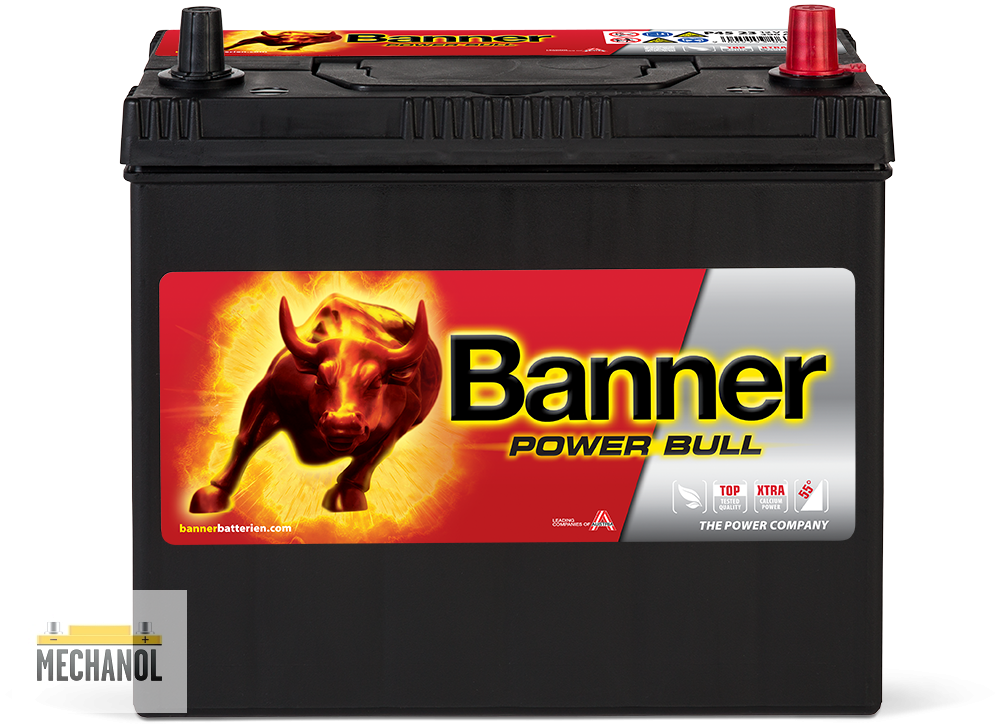 Autobaterie Banner Power Bull P45 23, 12V, 45Ah, 390A.  