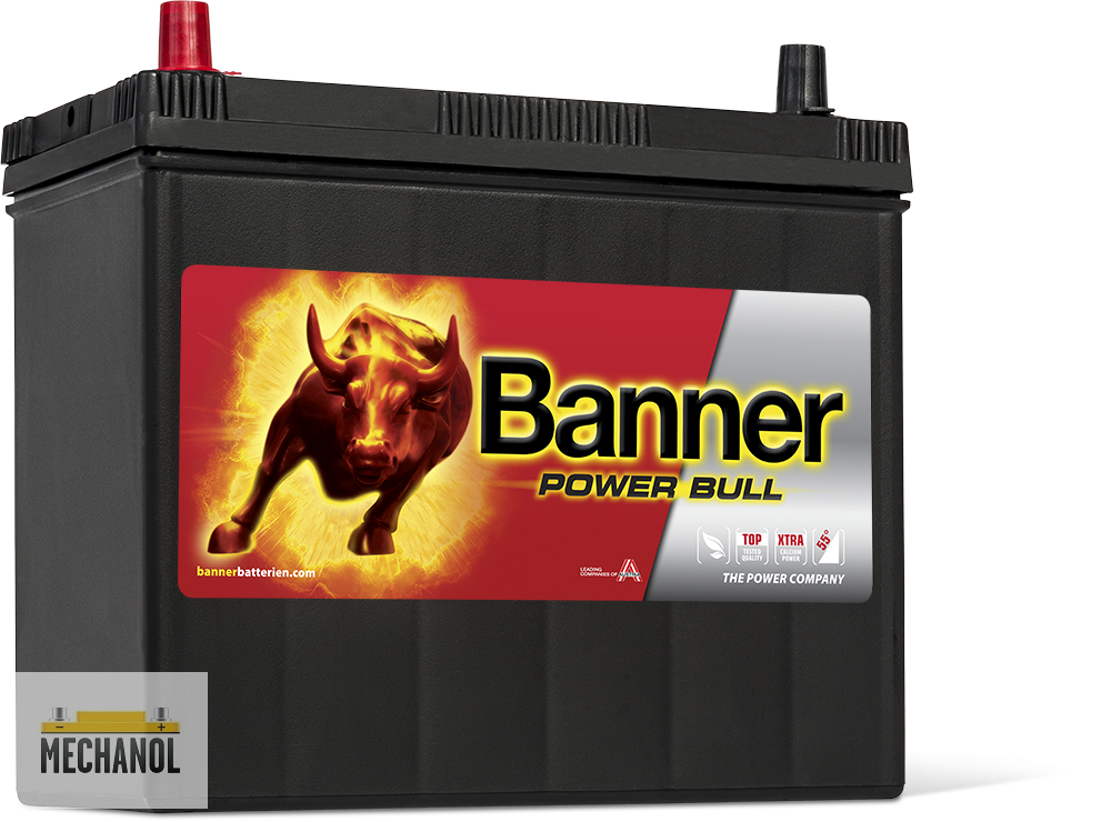 Autobaterie Banner Power Bull P45 24, 12V, 45Ah, 390A.