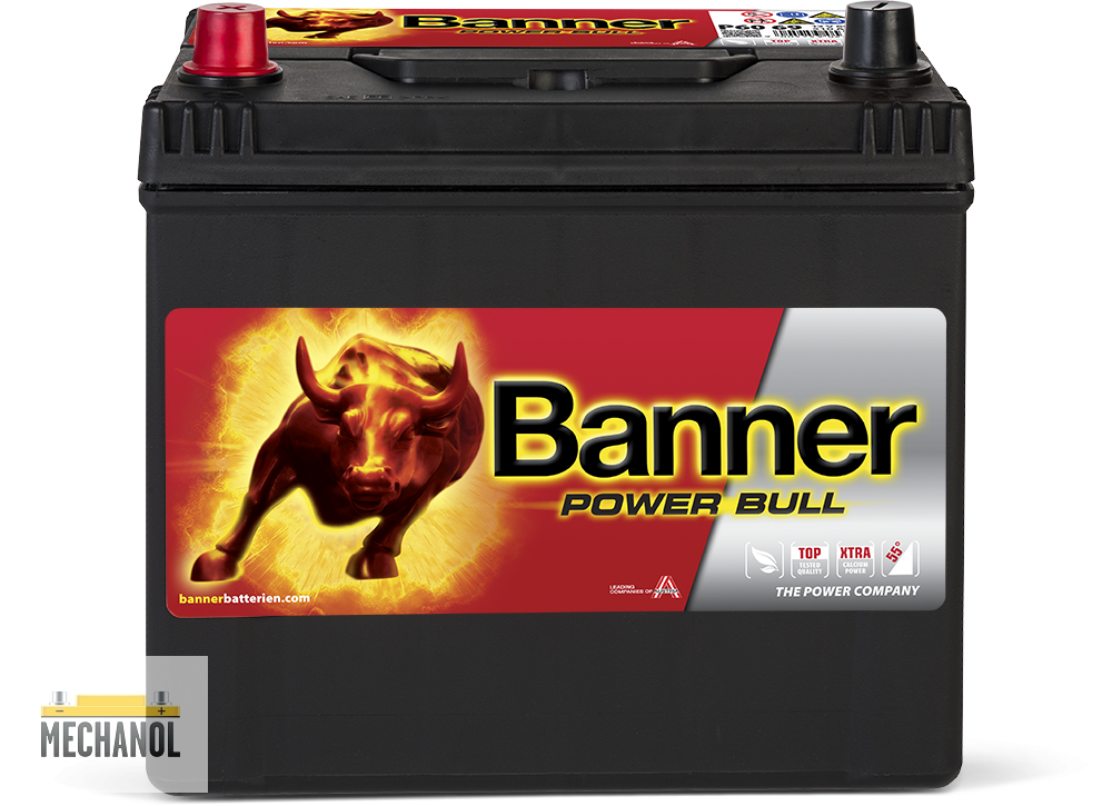 Autobaterie Banner Power Bull P60 69, 12V, 60Ah, 510A.
