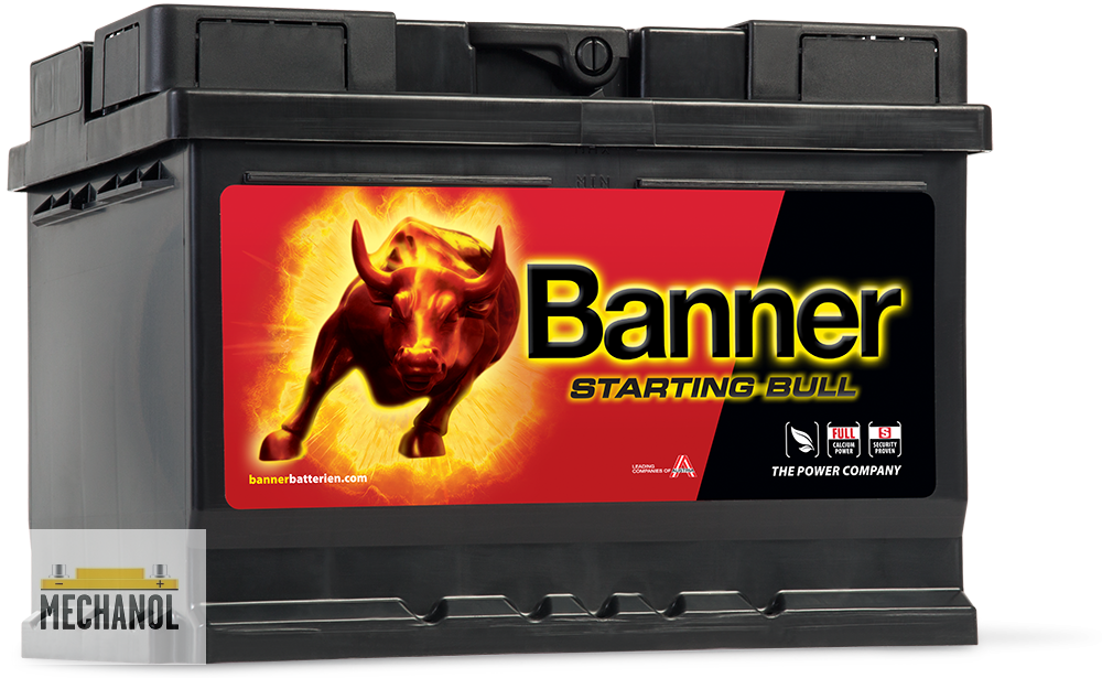 Autobaterie Banner Starting Bull 555 19, 12V, 55Ah, 450A