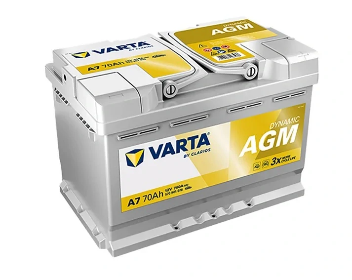 Autobaterie VARTA Silver Dynamic AGM 70Ah, 12V, A7 (E39)