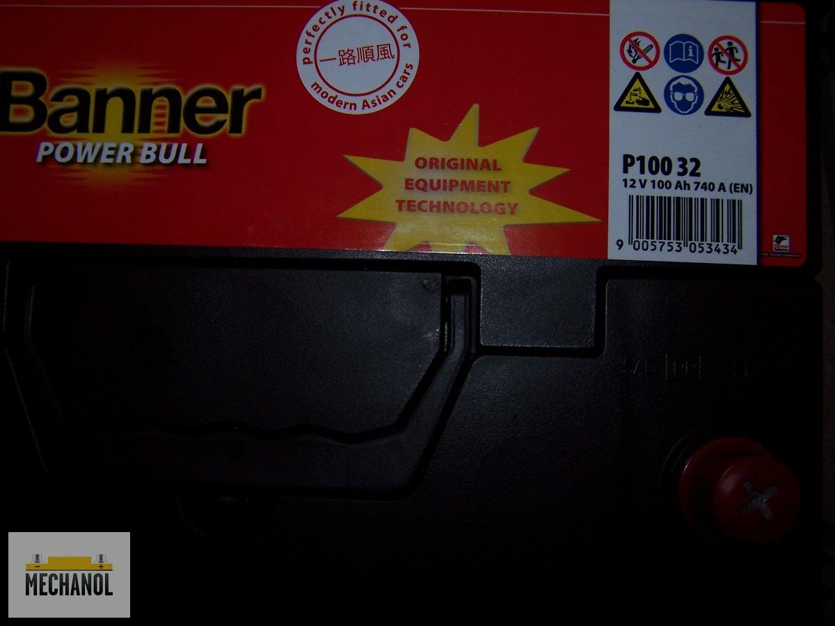 Autobaterie Banner Power Bull P95 04, 95Ah, 12V 740A 