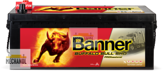 Autobaterie Banner Buffalo Bull SHD PRO 725 03 12V 225Ah 1150A