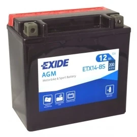 Motobaterie EXIDE ETX14-BS 12V 12Ah