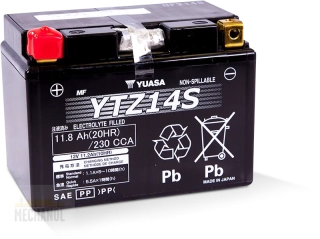 TOP motobaterie YUASA YTZ 14S 12V 11,2Ah
