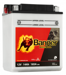 Motobaterie Banner Bike Bull Classic 51411 / YB14L-A2 12V 14Ah 185A