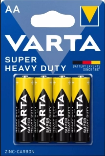 Battery Varta Super Heavy Duty Zinc-Carbon  AA/ R6 4ks