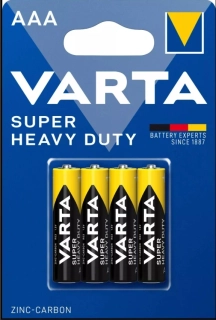 Battery Varta Super Heavy Duty Zinc-Carbon  AAA/ R03 4ks
