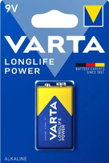 Battery Varta LongLife Power Alkaline  9V 1ks