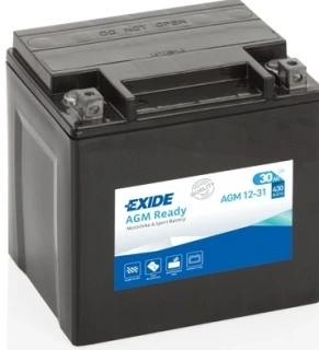 TOP motobaterie EXIDE AGM 12-31 12V 30Ah