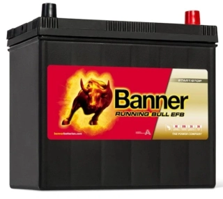 Autobaterie Banner Running Bull EFB 555 15, 12V, 55Ah, 460A.