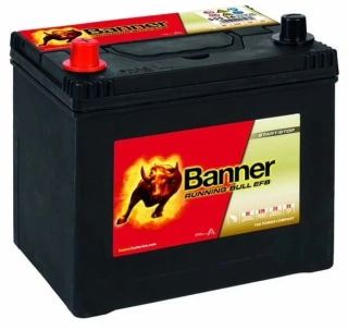 Autobaterie Banner Running Bull EFB 555 16, 12V, 55Ah, 460A.