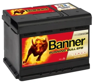 Autobaterie Banner Running Bull EFB 560 11, 12V, 60Ah, 580A.