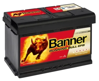 Autobaterie Banner Running Bull EFB 570 11, 12V, 70Ah, 660A.